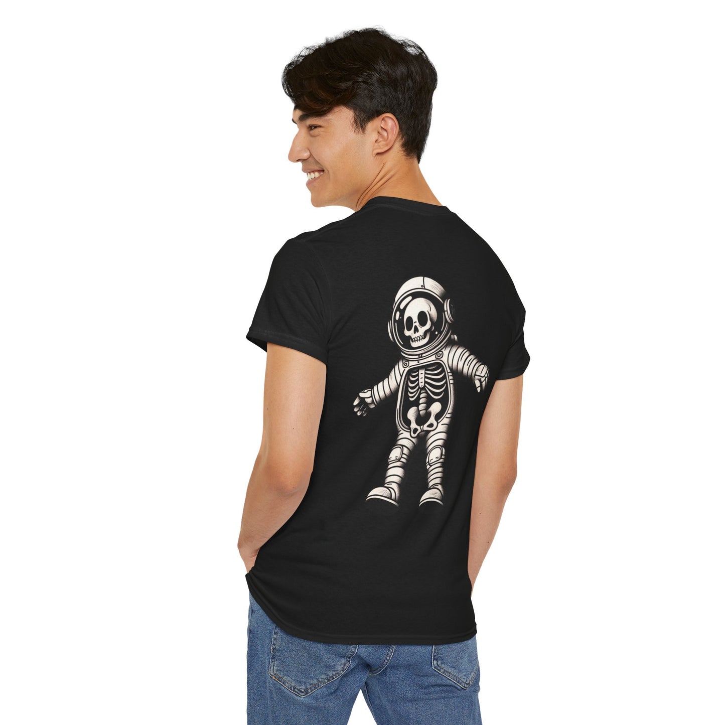 Voidwalker Tee - Astronaut Skeleton - Alt Streetwear for Men & Women