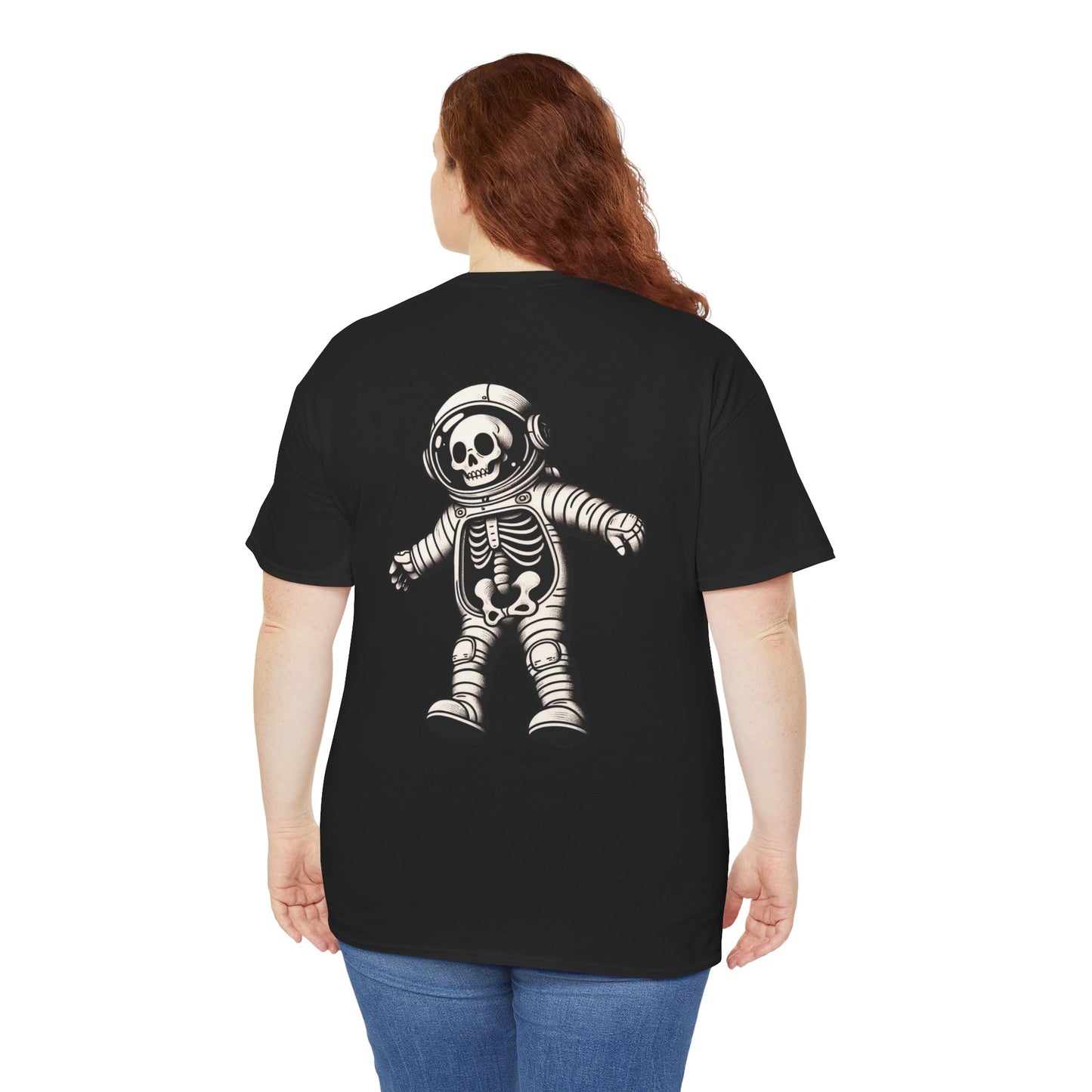 Voidwalker Tee - Astronaut Skeleton - Alt Streetwear for Men & Women