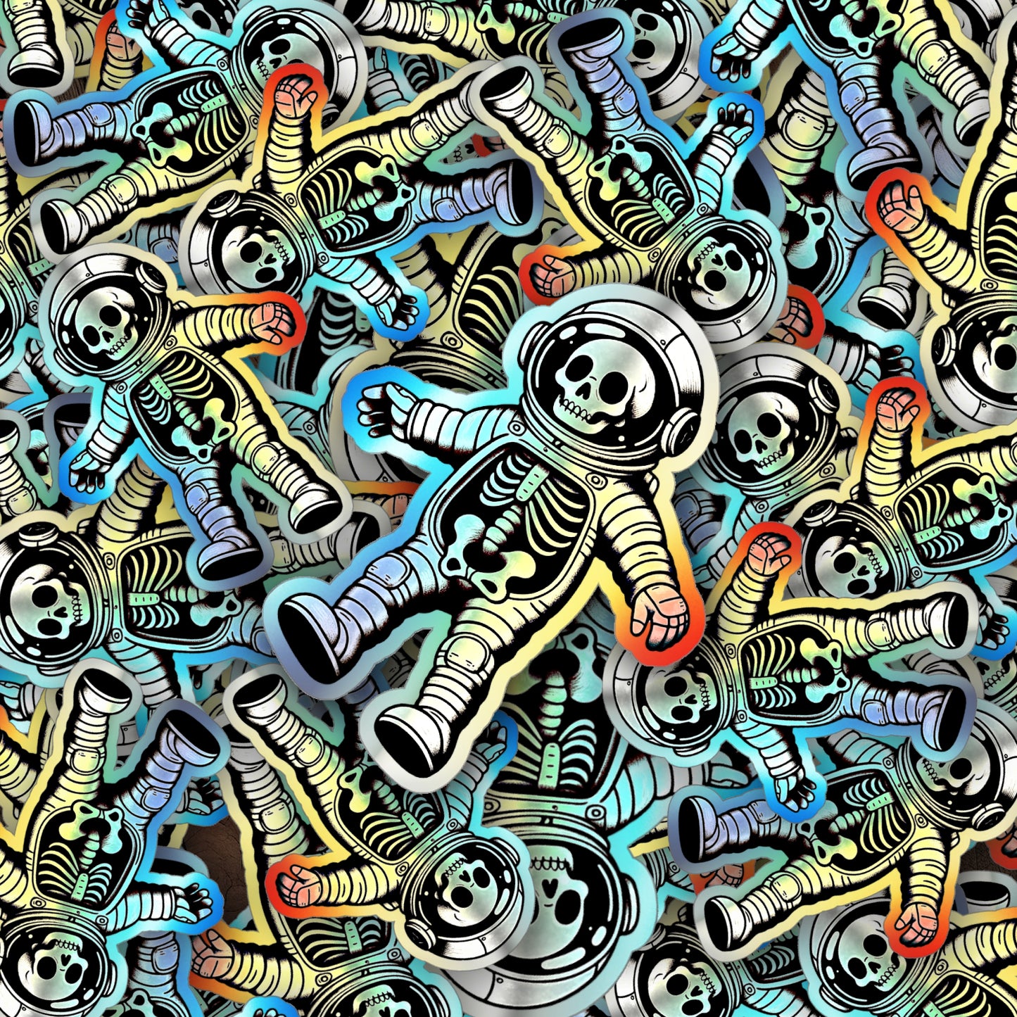 Voidwalker - Holographic Astronaut - Die Cut Sticker