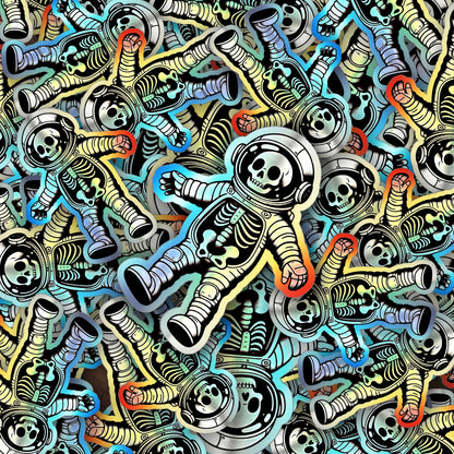 Voidwalker - Holographic Astronaut - Die Cut Sticker