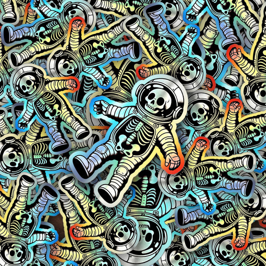 Voidwalker - Holographic Astronaut - Die Cut Sticker
